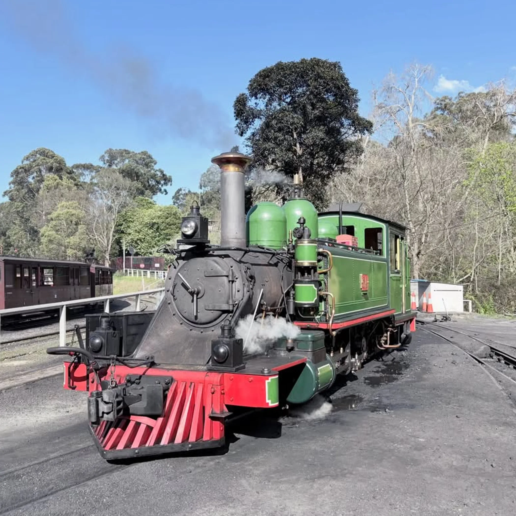 puffing billy steam railway scenery