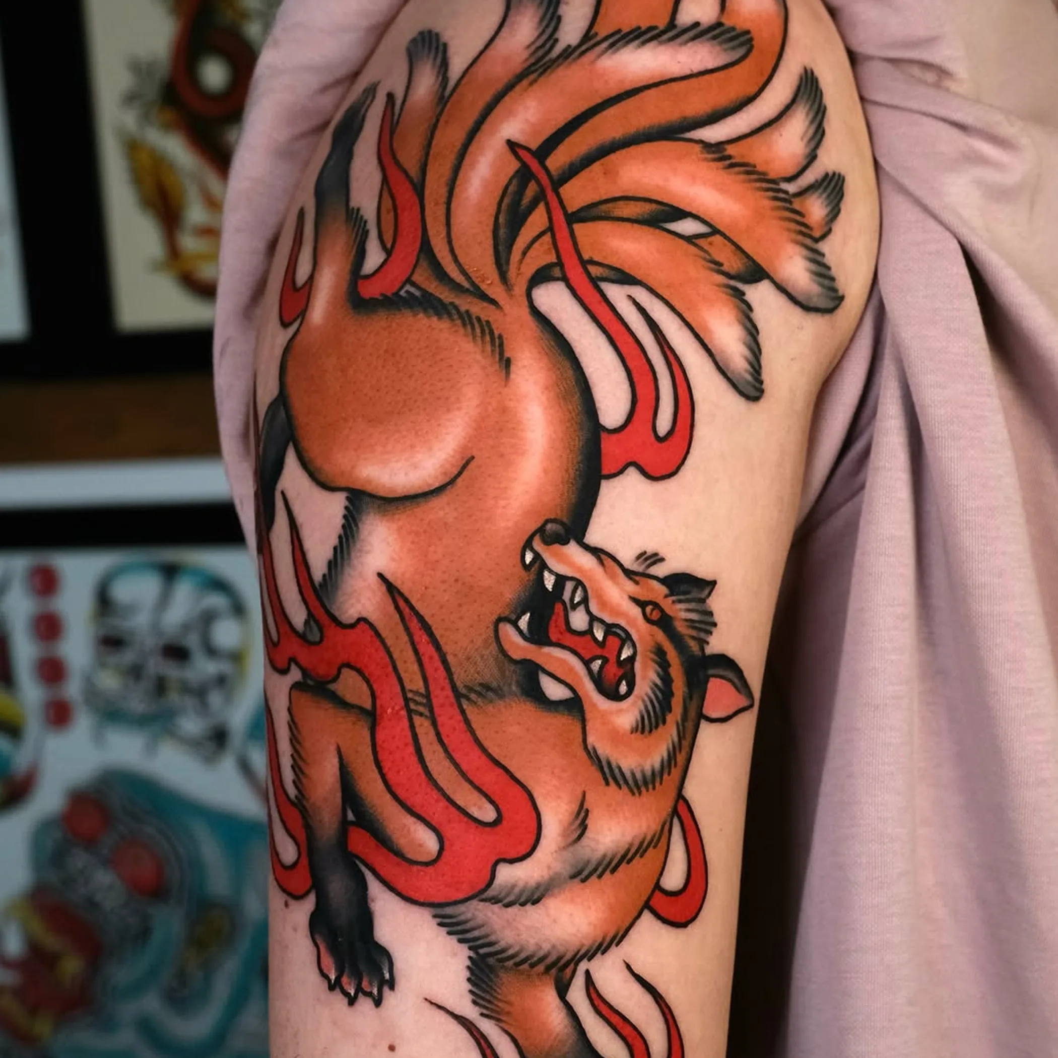 tattoo ink on skin
